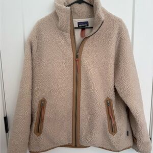 Patagonia Beige Fleece Jacket